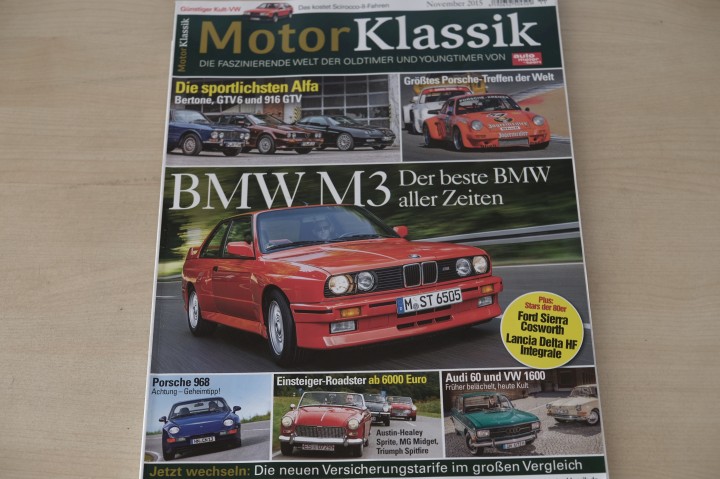 Deckblatt Motor Klassik (11/2015)